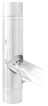 Отвод воды 90мм RAL 9003 GL 752802