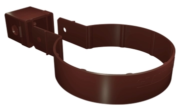 Хомут трубы Kliker ПВХ Grand Line Премиум шоколадный (инд.упак.) (RAL 8017) GL 249086