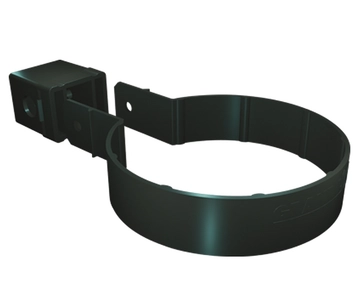 Хомут трубы Kliker ПВХ Grand Line Премиум зелёный (инд.упак.) (RAL 6005) GL 267535