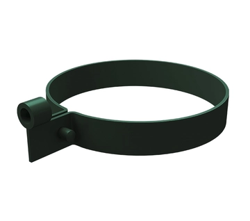 Хомут трубы Слим ПВХ Grand Line зелёный (RAL 6005) GL 267536