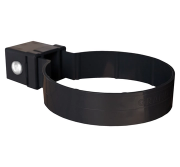 Хомут трубы Kliker ПВХ Grand Line Премиум черный (инд.упак.) (RAL 9005) GL 458378