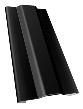 Защелка для кронштейна трубы Grand Line ПЭ RAL 9005 черный GL 593563