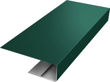 J-Профиль 12мм Grand Line 0,45 Drap RAL 6005 зеленый мох (3м) GL 530557