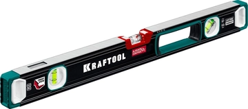KRAFTOOL  A-RATE CONTROL, 600 мм, точность 0.3 мм/м, с инновационным зеркальным глазком, сверхпрочный уровень (34986-60) 34986-60