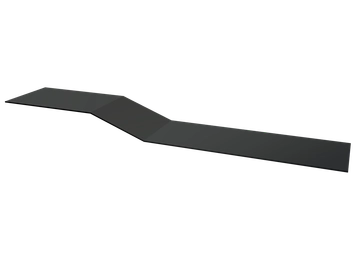 Планка крепежная фальц Grand Line 0,5 Сатин с пленкой RAL 7016 антрацитово-серый (2м) GL 499293