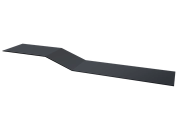 Планка крепежная фальц Grand Line 0,5 PurPro матовый RAL 7024 мокрый асфальт (2м) GL 499451