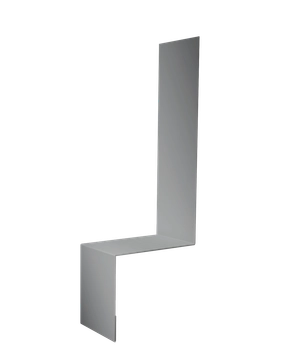 Планка примыкание боковое фальц Grand Line 0,4 ПЭ с пленкой RAL 7004 сигнальный серый (2м) GL 657188