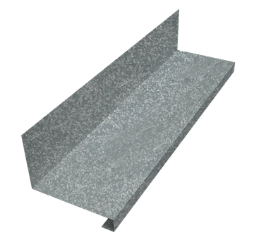 Планка примыкание нижнее к трубе для Кликфальц Про Grand Line 0,7 Zn (2м) GL 498426