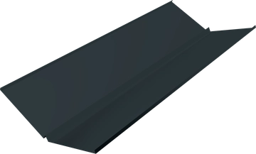 Планка ендовы нижней с компенсатором Grand Line 0,45 ПЭ двухсторонний с пленкой RAL 7016 антрацитово-серый (3м) GL 795657