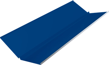 Планка ендовы нижней с компенсатором Grand Line 0,4 ПЭ с пленкой RAL 5005 сигнальный синий (3м) GL 795829