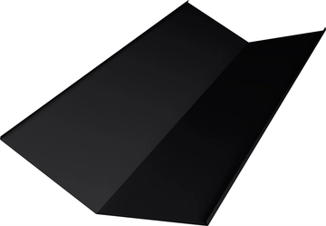 Планка ендовы нижней 300х300 Grand Line 0,45 Drap ТХ двухсторонний RAL 9005 черный (3м) GL 564963