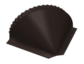 Заглушка конусная Grand Line 0,5 Drap RR 32 темно-коричневый GL 725396