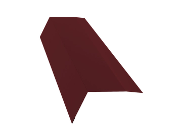 Планка карнизная 100х65 Grand Line 0,45 Drap СТ RAL 3005 красное вино (3м) GL 464774