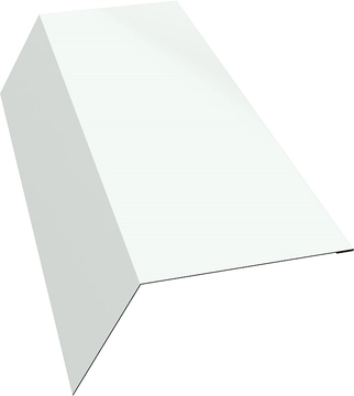 Планка карнизная 120х80 Grand Line 0,7 ПЭ с пленкой RAL 9003 сигнальный белый (2м) GL 653484
