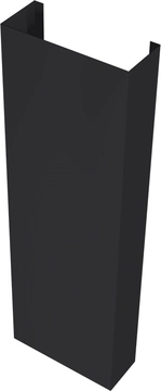 Полустолб для С21 0,5 Velur с пленкой RAL 9005 черный (2,5м) GL 560850