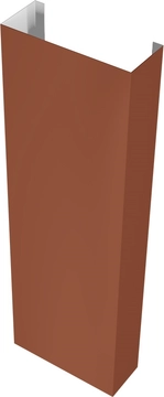 Полустолб для С21 0,5 Сатин матовый с пленкой RAL 8004 терракота (2,0м) GL 365498