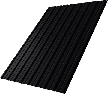 Профнастил С10B Grand Line 0,5 Drap ТХ RAL 9005 черный GL 570338