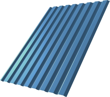 Профнастил С20A Grand Line 0,45 Drap ТХ RAL 5024 пастельно-синий GL 755669