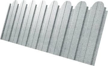 Профнастил C10B фигурный Grand Line 0,45 Zn GL 806068