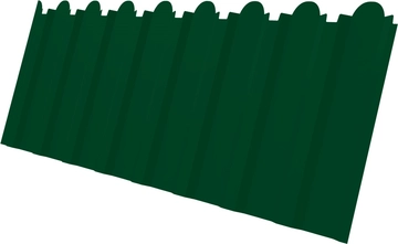 Профнастил С20B фигурный Grand Line 0,45 Drap RAL 6005 зеленый мох GL 280164