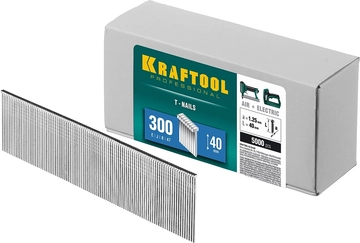 KRAFTOOL  тип 18GA (47/300/F) 40 мм, 5000 шт, гвозди для нейлера (31785-40) 31785-40