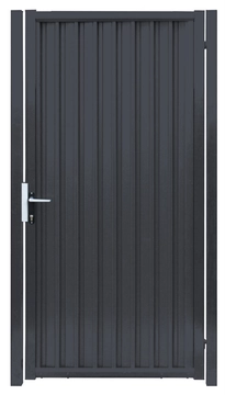 Калитка Estet 2,0х1 RAL 7024 GL 126915