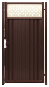 Калитка Estet Plus 2,4х1 RAL 8017/1014 GL 46475