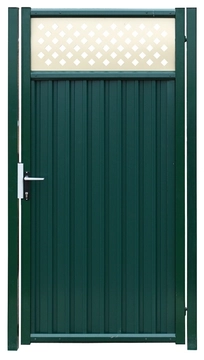 Калитка Estet Plus 2,4х1 RAL 6005/1014 GL 54325