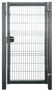 Калитка Profi с замком 2,03х1 RAL 7040 GL 51433