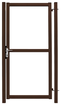 Калитка Colority цинк с замком 2,0х1 RAL 8017 GL 179476