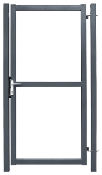 Калитка Colority цинк с замком 2,0х1 RAL 7024 GL 184244