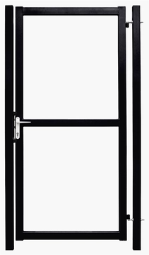Калитка Colority цинк с замком 1,8х1 RAL 9005 GL 575281