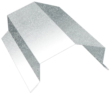 Парапетная крышка угольная 125мм Grand Line 0,45 Zn (2,5м) GL 644437