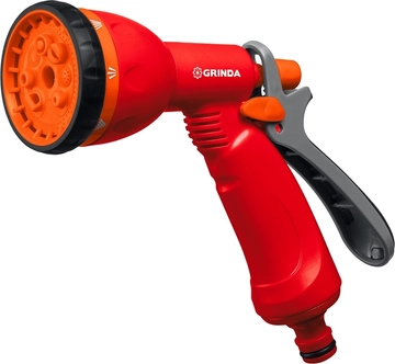 GRINDA  P-8, 8 режимов, курок сзади, пластиковый, поливочный пистолет (8-427370) 8-427370_z02
