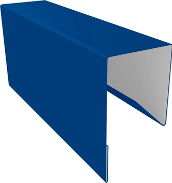 Планка П-образная заборная 17 Grand Line 0,7 ПЭ с пленкой RAL 5005 сигнальный синий (3м) GL 657161
