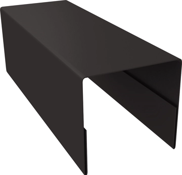 Планка П-образная заборная 20 Grand Line 0,5 Атлас с пленкой RR 32 темно-коричневый (2м) GL 600517