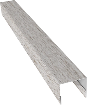 Планка П-образная заборная 24 Grand Line 0,45 Принт Элит Снежное дерево TwinColor (2,5м) GL 532786