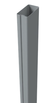 Труба 40х20х1,0х700 RAL 7040 4 отверстия GL 718301
