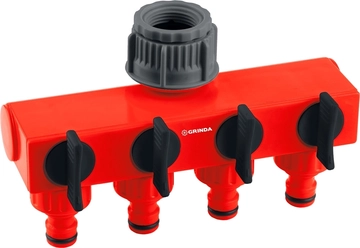 GRINDA  GS-4, 3/4″-1″, четырехканальный, с внутренней резьбой, поливочный распределитель (8-426314) 8-426314_z01