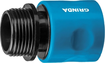 GRINDA  TT-34E, 3/4″, с внешней резьбой, для шланга, быстросъемный соединитель, PROLine (8-426502) 8-426502
