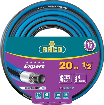 RACO  EXPERT, 1/2″, 20 м, 35 атм, четырёхслойный, армированный, поливочный шланг (40302-1/2-20) 40302-1/2-20_z01