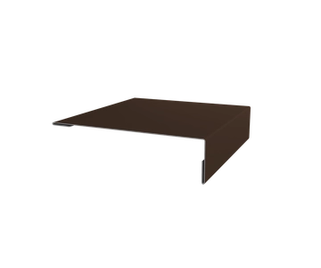 Планка мансардная Grand Line 0,7 ПЭ слим с пленкой RAL 8017 шоколад (2м) GL 766150