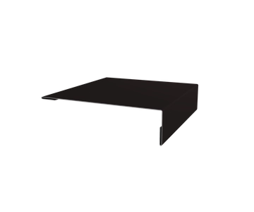 Планка мансардная Grand Line 0,45 Drap ТХ двухсторонний RAL 9005 черный (3м) GL 573307