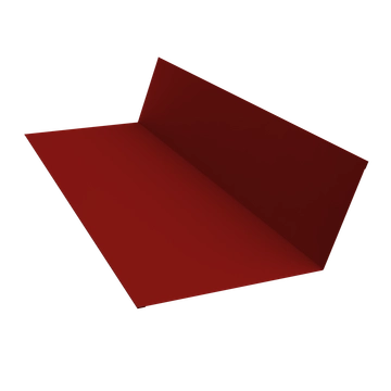 Планка примыкания 150х246 Grand Line 0,45 ПЭ с пленкой RAL 3011 коричнево-красный (2м) GL 777259