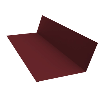 Планка примыкания 150х250 Grand Line 0,7 ПЭ с пленкой RAL 3005 красное вино (3м) GL 466555