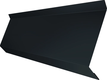 Планка примыкания в штробу 60 Grand Line 0,5 Velur RAL 7016 антрацитово-серый (3м) GL 603565