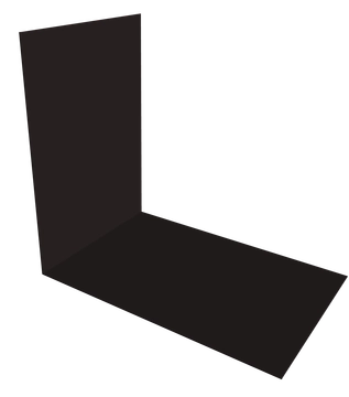 Планка снегозадержания усиливающая Grand Line 0,5 Сатин с пленкой RAL 9005 черный (3м) GL 496704