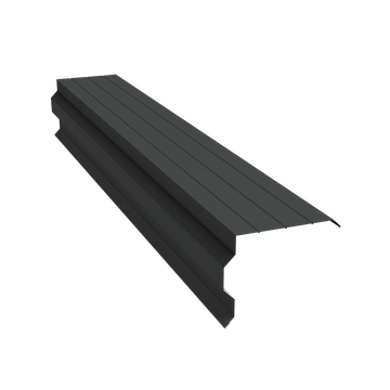Планка торцевая фигурная 90х110 Grand Line 0,45 Drap RAL 7016 антрацитово-серый (2м) GL 533383