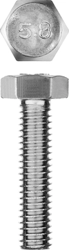 ЗУБР ГОСТ 7798-70, кл. пр. 5.8, M6 х 25 мм, цинк, 7 шт, болт (303086-06-025) zb  303086-06-025