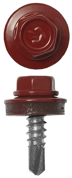 ЗУБР СКМ 3003, 25 х 5.5 мм, рубин.-красн., 1800 шт (10,4 кг.), кровельный саморез, Профессионал (4-300310-55-025-3003) zb  4-300310-55-025-3003